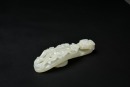 A White Jade Openwork Dragon Belt Hook. Qianlong&ndash;Jiaqing Period - 3