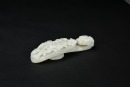 A White Jade Openwork Dragon Belt Hook. Qianlong&ndash;Jiaqing Period - 7