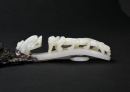 A Silver-Mounted White Jade Hand Mirror with Figural Landscape - 6