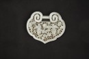 A White Jade Openwork Plaque Depicting the Hehe Erxian and the Hidden Eight Immortals&rsquo; Attributes - 2