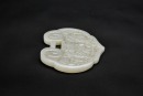 A White Jade Openwork Plaque Depicting the Hehe Erxian and the Hidden Eight Immortals&rsquo; Attributes - 9