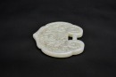 A White Jade Openwork Plaque Depicting the Hehe Erxian and the Hidden Eight Immortals&rsquo; Attributes - 10