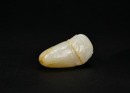 A White Jade Pebble-Form Snuff Bottle. 18th Century - 11