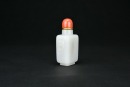 A White Jade &lsquo;Lion Mask&rsquo; Snuff Bottle. Qing Dynasty - 2