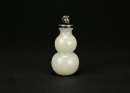 A White Jade Double-Gourd Snuff Bottle. Qing Dynasty - 6