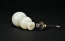 A White Jade Double-Gourd Snuff Bottle. Qing Dynasty - 9