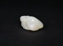 A White Jade &lsquo;Five Bats and Longevity Peach&rsquo; Carving. Qing Qianlong Period. - 5