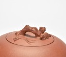 A Yixing Stoneware &lsquo;Squirrel and Grape&rsquo; Teapot - 11