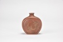 A Yixing Zisha Slip-Decorated Landscape And Prunus Snuff Bottle,Qianlong Mark - 5