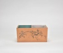A Yixing Zisha &lsquo;Flowers And Calligraphy&rsquo; Three-Compartment Scholar&rsquo;s Box