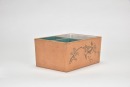 A Yixing Zisha &lsquo;Flowers And Calligraphy&rsquo; Three-Compartment Scholar&rsquo;s Box - 2