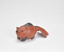 A Yixing Zisha Fish-Form Water Dropper. &lsquo;Jian Ji&rsquo; Mark - 4