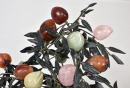 A Pair of Gemstone Peach Trees in Cloisonn&eacute; Planters. Late Qing Dynasty&ndash;Republic Period - 10