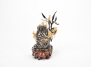 A Mid-20th Century Carved Translucent Material Shrimp - 3