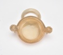 A Carved Agate &lsquo;Lotus&rsquo; Buddhist Offering Bowl and Tripod Stand - 7