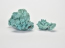 A Carved Turquoise Figure of a Flower Basket and Vase. 20th Century - 9