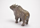 A Silver Alloy and Hardstone-Inlaid Ceremonial Ox Cart Late Qing Dynasty to Republic Period - 8
