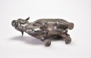 A Silver Alloy and Hardstone-Inlaid Ceremonial Ox Cart Late Qing Dynasty to Republic Period - 9