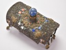 A Silver Alloy and Hardstone-Inlaid Ceremonial Ox Cart Late Qing Dynasty to Republic Period - 16