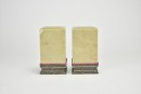 A Pair of Large Qingtian Stone Seals (Box and Stand) - 3