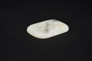 A White Jade &lsquo;Qin and Auspicious Clouds&rsquo; Belt Buckle - 4