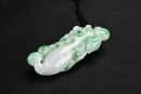 A Group of Four Jadeite Pendants - 7