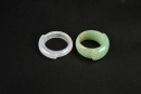 Two Jadeite Saddle Rings - 2