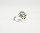 A Jadeite Cabochon and Diamond Ring - 4