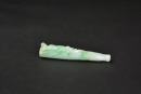 A Jadeite Cigarette Holder Carved with a Chilong - 2