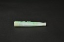 A Jadeite Cigarette Holder Carved with a Chilong - 4