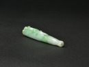 A Jadeite Cigarette Holder Carved with a Chilong - 6