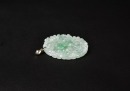 An Icy Jadeite Pendant Carved with Han Zhongli Pendant - 5