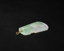 An Icy Jadeite Pendant Carved with a Dragon - 4