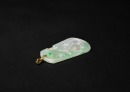 An Icy Jadeite Pendant Carved with a Dragon - 5