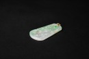 An Icy Jadeite Pendant Carved with a Dragon - 6