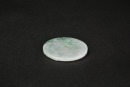 A Jadeite Circular Pendant Carved with a Landscape Scene - 8