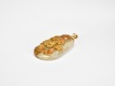 A Carved Jadeite Landscape Pendant with Russet Inclusions - 3