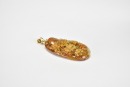 A Carved Jadeite Landscape Pendant with Russet Inclusions - 5