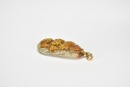 A Carved Jadeite Landscape Pendant with Russet Inclusions - 6