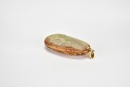 A Carved Jadeite Landscape Pendant with Russet Inclusions - 8