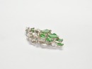 An 18K White Gold Jadeite Pendant - 3