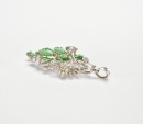 An 18K White Gold Jadeite Pendant - 4