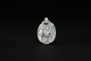 An Icy Jadeite &lsquo;Bat and Longevity&rsquo; Pendant