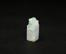 A Jadeite &lsquo;Three-Legged Toad&rsquo; Seal Pendant - 6
