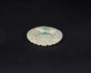 A Carved Icy Jadeite Peacock Pendant - 9