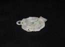 A White Icy Jadeite &lsquo;Double Fish and Vase&rsquo; Pendant - 5