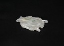 A White Icy Jadeite &lsquo;Double Fish and Vase&rsquo; Pendant - 6