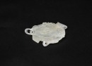 A White Icy Jadeite &lsquo;Double Fish and Vase&rsquo; Pendant - 8