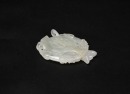 A White Icy Jadeite &lsquo;Double Fish and Vase&rsquo; Pendant - 9
