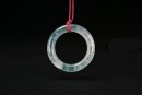 A White Icy Jadeite &lsquo;Bi&rsquo; Pendant - 2